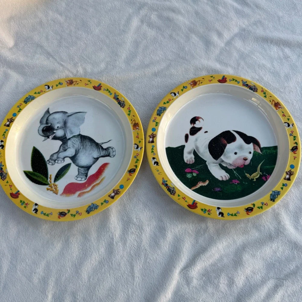 World Market Melamine Plates 9